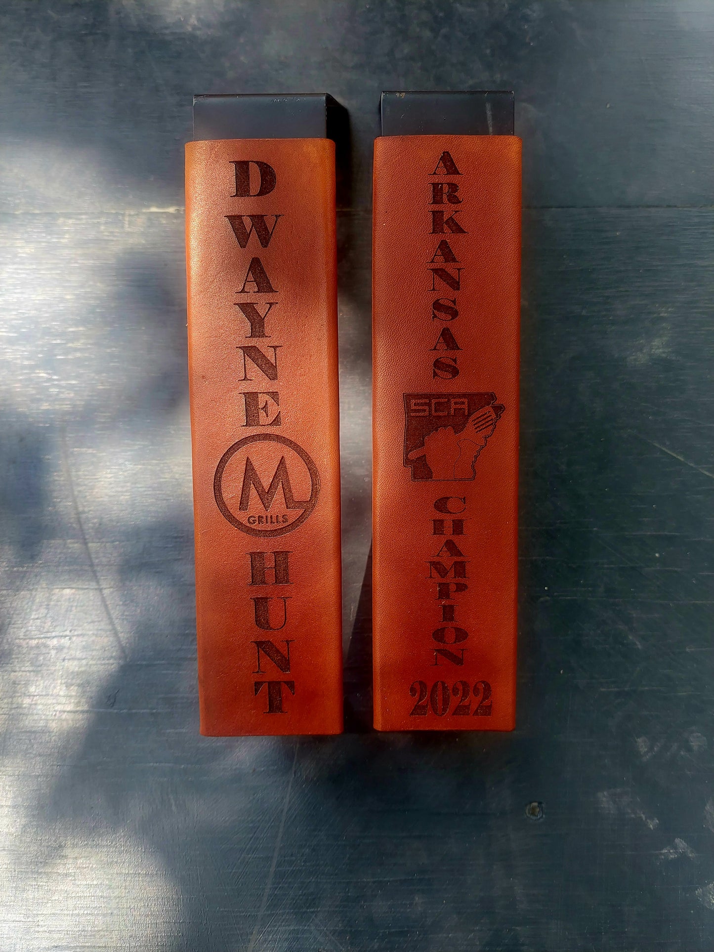 Custom M16 Leather Lid Strap Covers