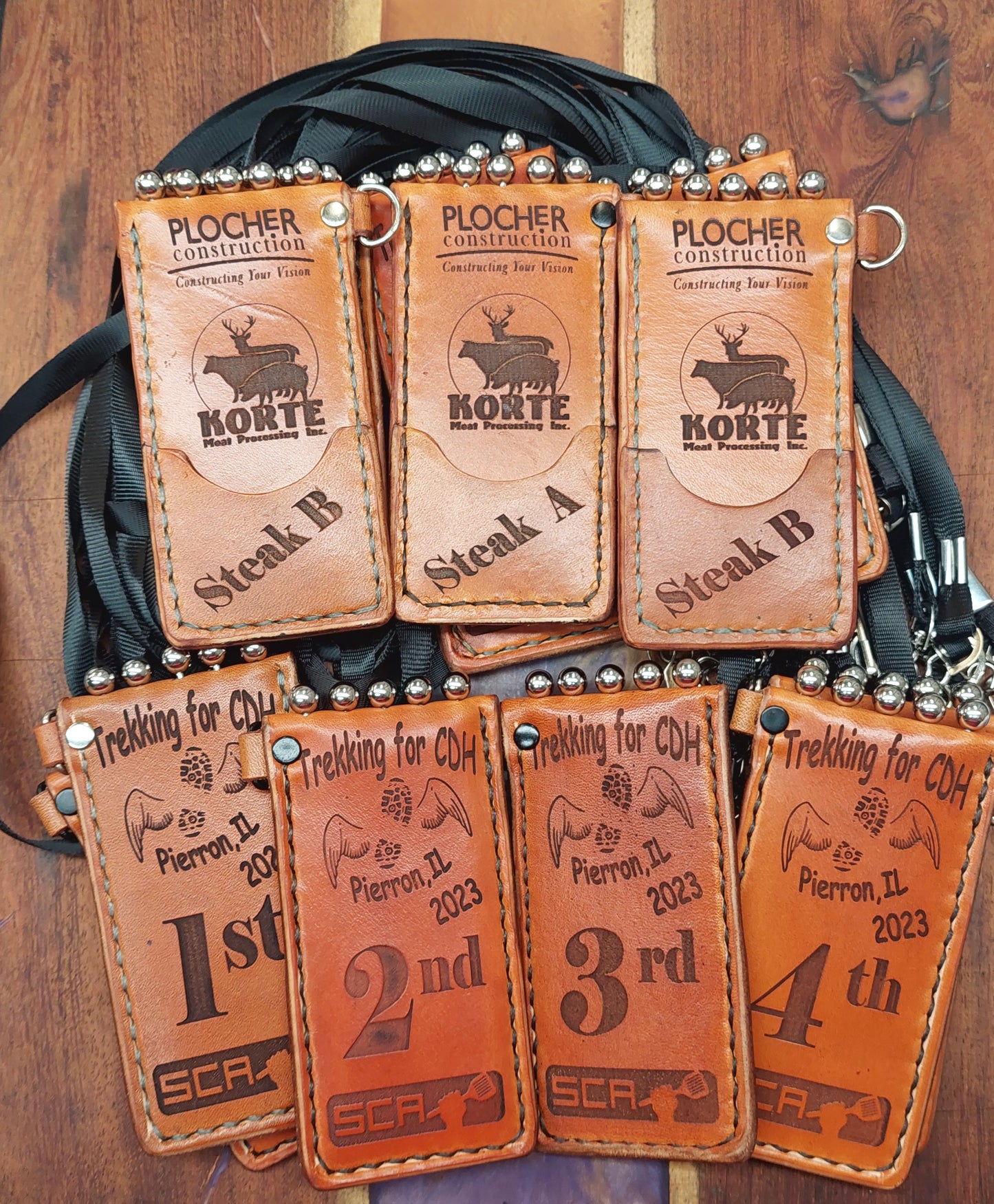 Custom Steak Pin Holder