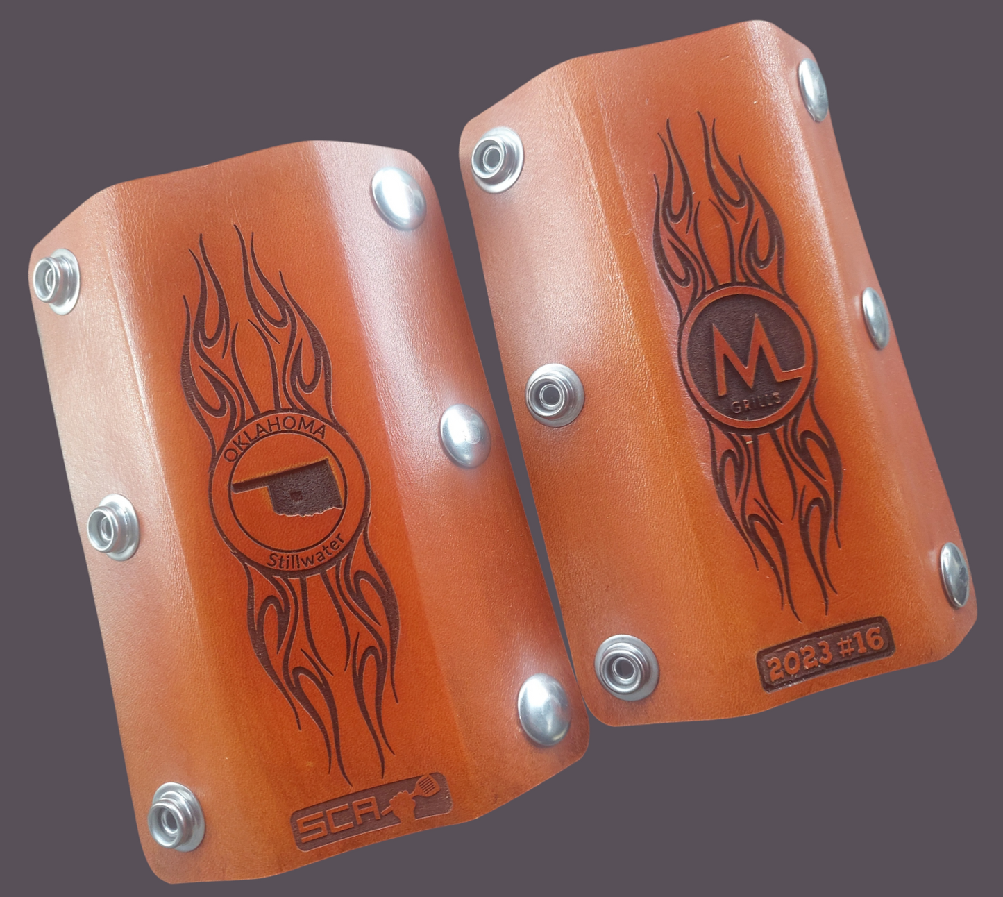 Custom M80 Leather Lid Strap Covers