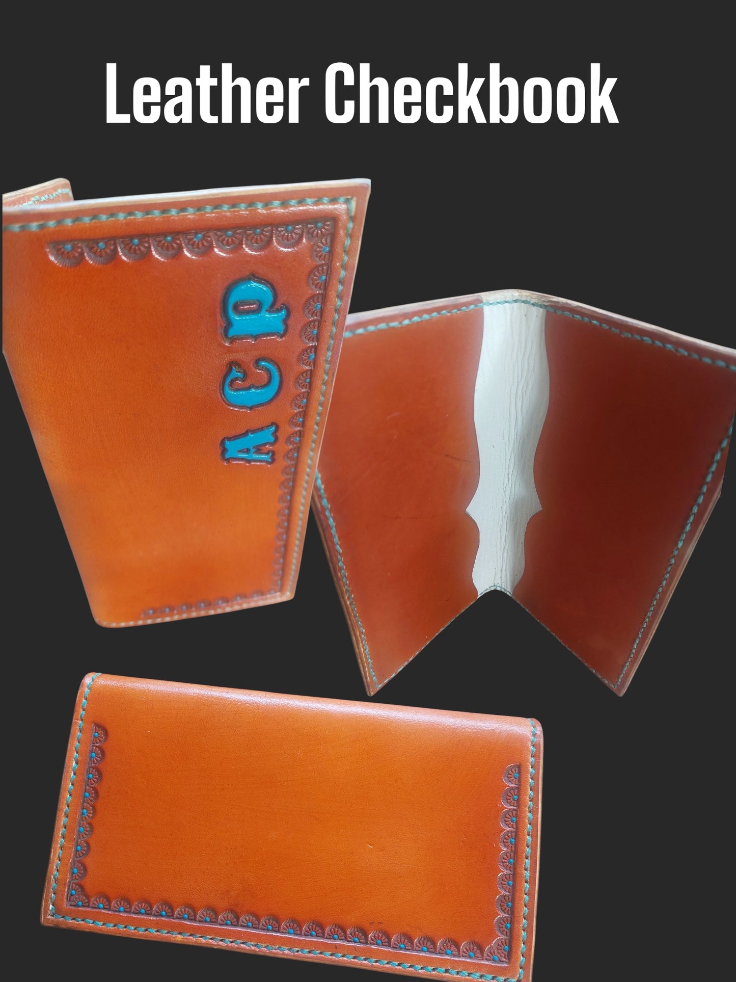 Leather Checkbook Cover